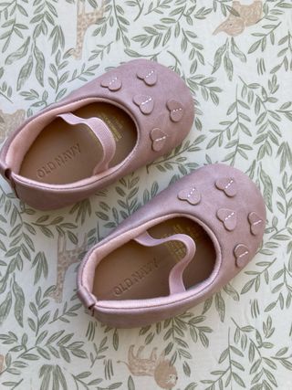 Zapatillas Old Navy Bebé 12-18 Meses,Rosa Corazón