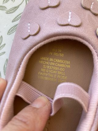 Zapatillas Old Navy Bebé 12-18 Meses,Rosa Corazón