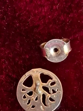 Pendientes Plata Ley 925 Árbol de la Vida