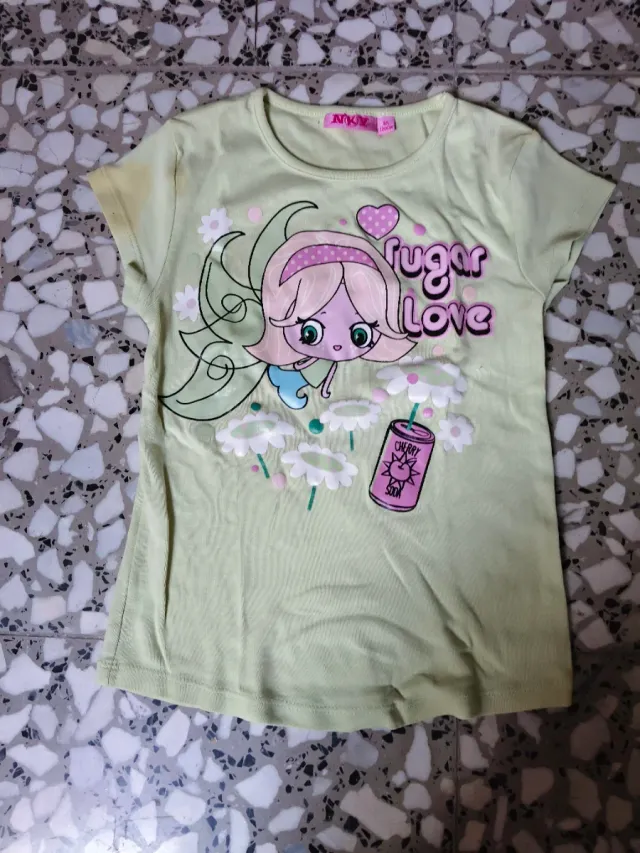 Lote 10 camisetas niña 7-8 años