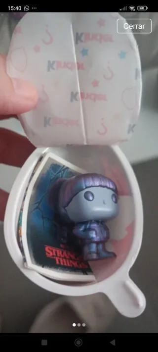 Figura Kinder Sorpresa Stranger Things