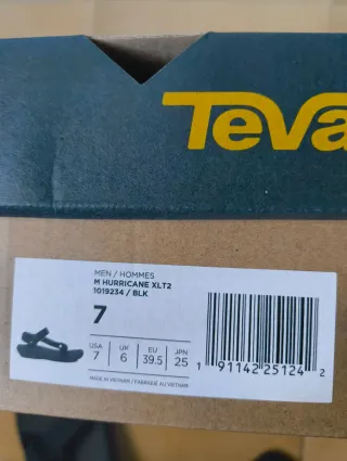 Sandalias Teva Hurricane XLT2 Negras