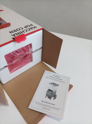 Macchina Popcorn Rossa Kasanova