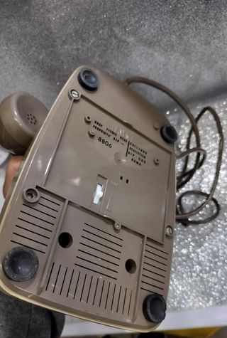 Telefono SIP a rotella anni 80/90 con cavo e presa
