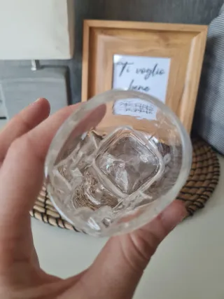 Bicchieri cocktail teschio in vetro