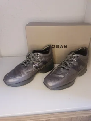 Hogan Interactive donna sneakers argento