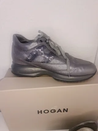 Hogan Interactive donna sneakers argento
