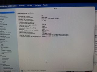 iMac Apple Plata/Blanco Poco Uso se puede ver