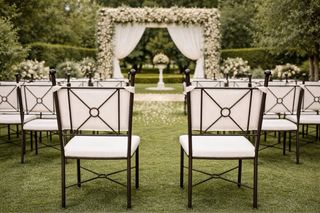 Silla de metal para eventos