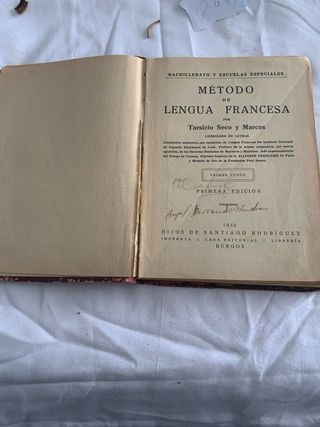 Libro Metodo de Lengua Francesa