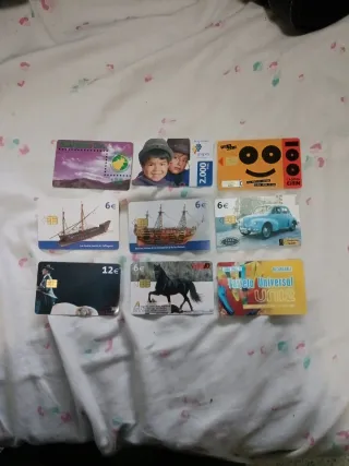 Lote de 18Tarjetas Telefónicas