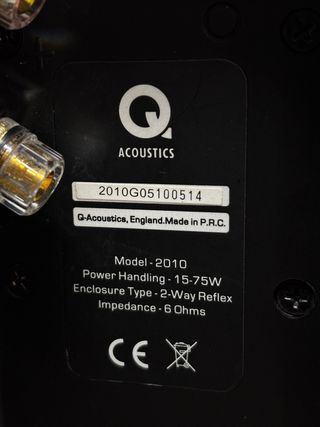 Altavoces Q Acoustics 2010 Negros