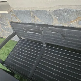 Conjunto de jardín negro