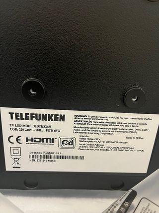 Televisión LED Telefunken 32”