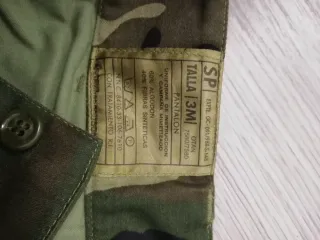 Uniforme militar camuflaje