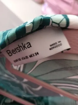 Camisa Verano Hombre Verde y Blanca