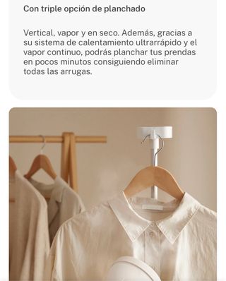 Plancha de vapor CREATE ***solo 3 usos***