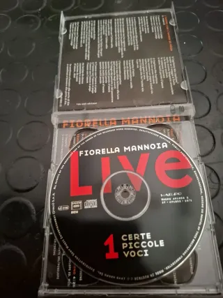 2 CD Fiorella Mannoia Certe Piccole Voci Live