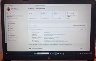 Portátil HP i5 11ª Gen + Funda + Ratón