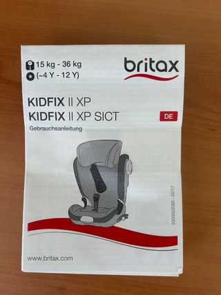 Silla coche Britax Römer negra