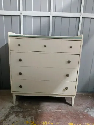 Cabecero, Mesitas de Noche, Comoda y espejo