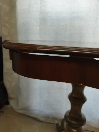 Mesa auxiliar Vintage madera y metal