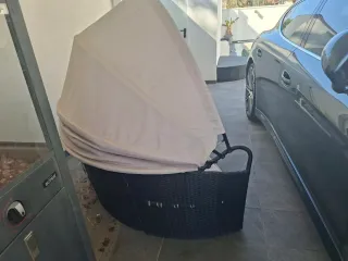 Balinesa exterior con toldo