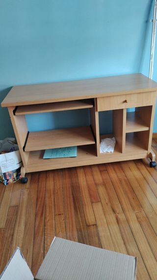 Mesa de ordenador con ruedas Preguntar medidas