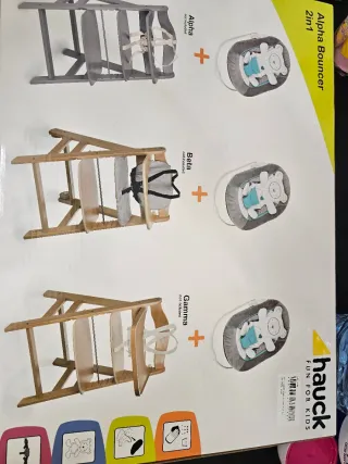 Hamaca Hauck Alpha Bouncer Gris