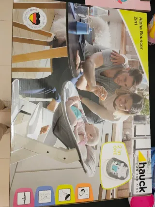 Hamaca Hauck Alpha Bouncer Gris