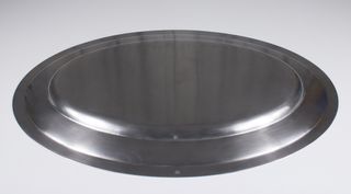 Vassoio ovale acciaio inox Broggi anni ’60