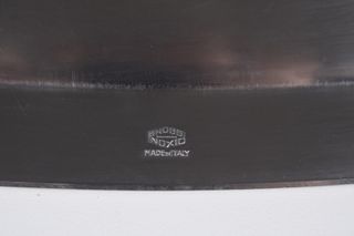 Vassoio ovale acciaio inox Broggi anni ’60