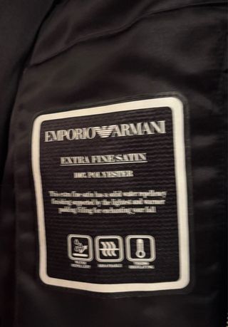 Bomber Emporio Armani Unisex Nero/Bianco