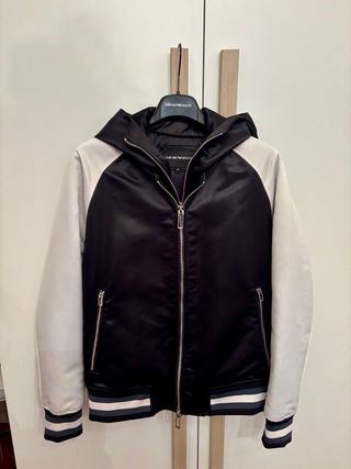 Bomber Emporio Armani Unisex Nero/Bianco