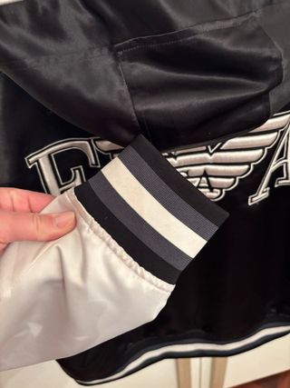 Bomber Emporio Armani Unisex Nero/Bianco