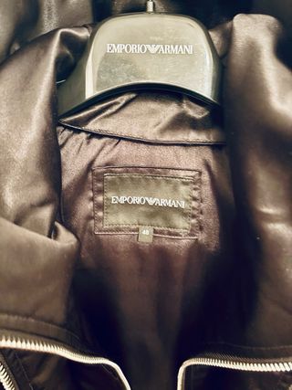 Bomber Emporio Armani Unisex Nero/Bianco