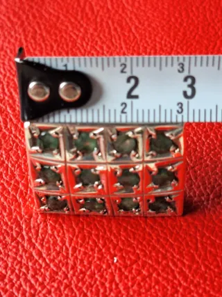 Antiguo Anillo  Plata 925 con 12 Esmeraldas,unico!