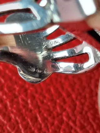 Antiguo Anillo  Plata 925 con 12 Esmeraldas,unico!