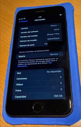 iPhone 7 Plus 256 GB Negro