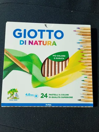 Matite Colorate Giotto di Natura - 24 Pastelli