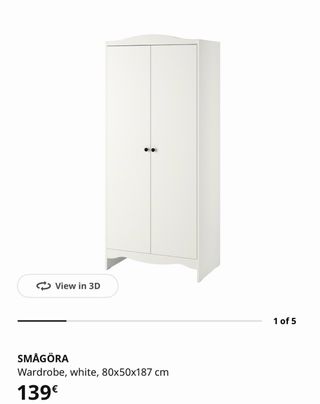 Armario infantil SMÅGÖRA