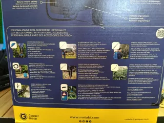 Pulverizador Eléctrico Matabi e15 LTC de Batería