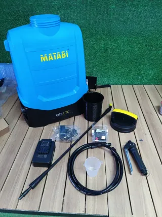 Pulverizador Eléctrico Matabi e15 LTC de Batería
