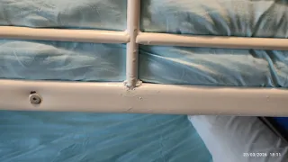 Litera blanca con cama supletoria+somier