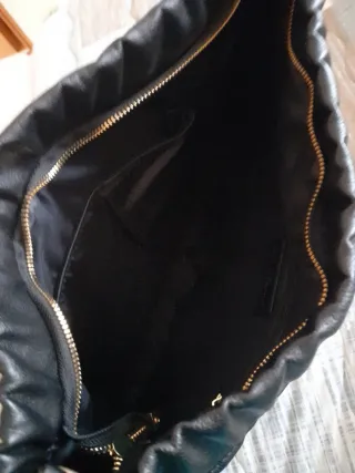 Borsa in pelle nera