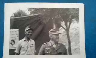 Foto militar 2 Gerra Mundial General alemán con RK