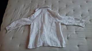 Camisa niño talla 4 blanco roto elegante