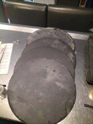 Pizarras redondas de cocina