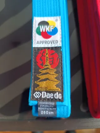 Conjunto cinturones competición Karate Kata Daedo