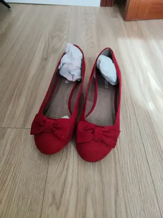 Zapatos Zara Basic Amarillos Talla 40
